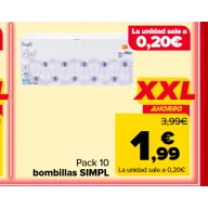 Pack de 10 Bombillas LED E27 por solo 20 céntimos