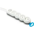 Regleta de 4 enchufes Garza Power con Interruptor y Plano