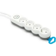 Regleta de 4 enchufes Garza Power con Interruptor y Plano