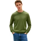 Suéter de Algodón Verde para Hombre - Tommy Hilfiger Essential