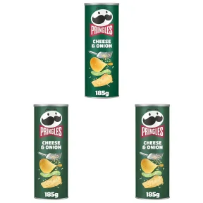 Paquete de 3 Pringles de Cebolla y Queso 185g
