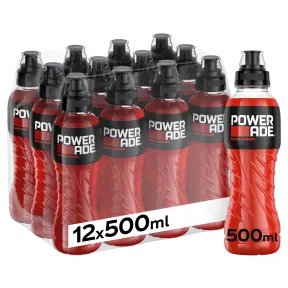 Powerade Blood Orange - Pack de 12 Botellas Isotónicas 500ml