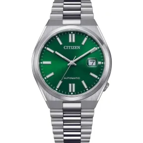 Citizen Tsuyosa verde: reloj con esfera elegante