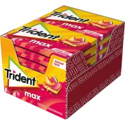 Chicles sin Azúcar Trident Max Melocotón y Sandía - 12 Pack