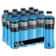 Bebida Isotónica Refrescante Powerade Ice Storm - 12 Botellas 1L