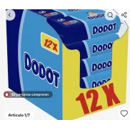 Toallitas Dodot para Bebé, 624 en 12 Paquetes (12x52)