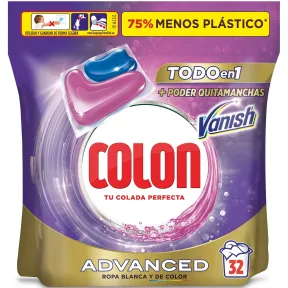 Detergente en Cápsulas Azul Colon, 32 Unidades