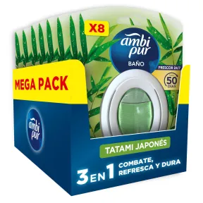 Ambientador Tatami Japonés para Baño - Pack de 8 Unidades