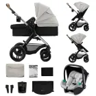 Carrito 3 en 1 Kinderkraft MOOV XL para bebés hasta 27 kg