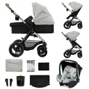 Carrito 3 en 1 Kinderkraft MOOV XL para bebés hasta 27 kg