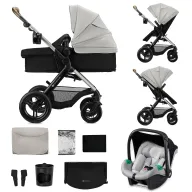 Carrito 3 en 1 Kinderkraft MOOV XL para bebés hasta 27 kg