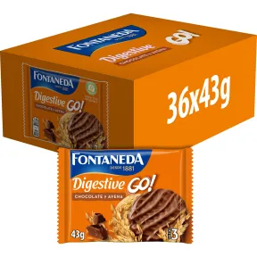 Galletas Digestive Go! Fontaneda con Avena, Chocolate y Cereales