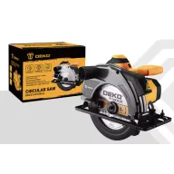 Sierra circular eléctrica 1200W DEKO DKCS con mango auxiliar