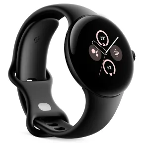 Reloj Google Pixel Watch 2: Aluminio Negro Mate y Correa Obsidiana