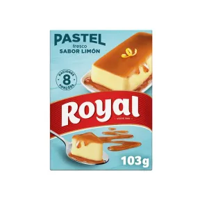 Pastel de Limón Sin Horno Royal, 8 Raciones en Polvo