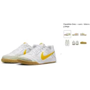 Zapatillas Nike Gato - beige y blanco - cuero