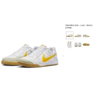 Zapatillas Nike Gato - beige y blanco - cuero