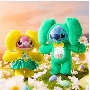 Peluche Stich de Pascua, tamaño mediano 37 cm.