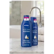 NIVEA Body Milk Nutritivo 400 ml (2 unidades)