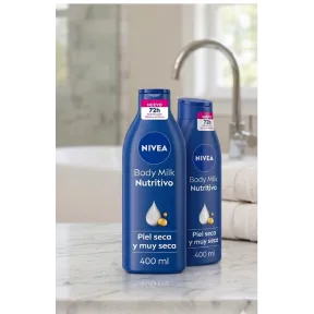 NIVEA Body Milk Nutritivo 400 ml (2 unidades)