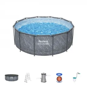 Piscina Tubular Redonda 366x122 cm para Jardín