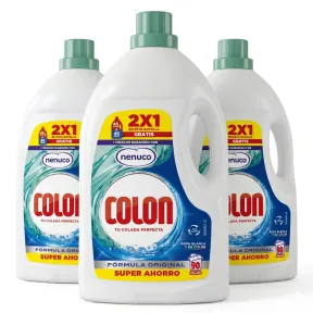 Detergente Colon Nenuco 270 Lavados para Ropa Blanca y Color