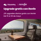 Renfe: Cupón de 6€ y Upgrade GRATIS para nuevos usuarios