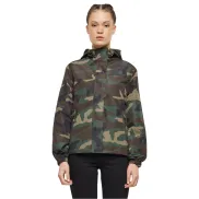 Cortavientos negro mujer con cremallera delantera Brandit