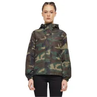 Cortavientos negro mujer con cremallera delantera Brandit