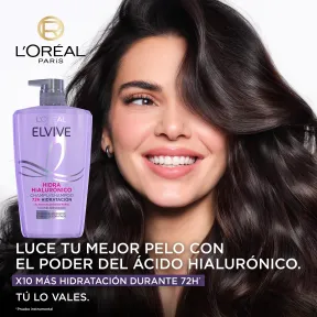 Champú L'Oréal Elvive Hidra Hialurónico 1L, ¡Oferta 3x menos de 4€!