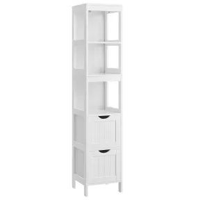 Armario VASAGLE para Baño con 2 Cajones y 3 Compartimentos