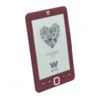 Woxter Scriba 195 - E-Book Negro y Rojo, Pantalla 6” E-Ink