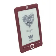 Woxter Scriba 195 - E-Book Negro y Rojo, Pantalla 6” E-Ink
