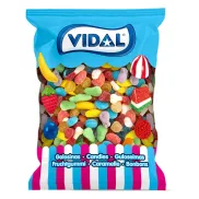 Mini Mix Azúcar 1kg de Golosinas Surtidas Vidal Sin Gluten