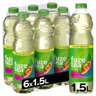 Pack de 6 Botellas de Fuze Tea Maracuyá, Té Verde 1,5 L