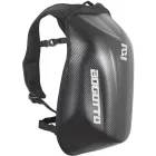 Carbono mochila para motocicleta