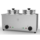 Baño María Doble METRO PROFESSIONAL, 2 x 6,5 L, acero inoxidable