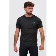 Camiseta Running Hombre Drytec (Negro y Azul)