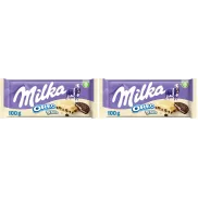 Tableta Milka de Chocolate Blanco y Galleta Oreo, 200 g