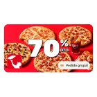3 medianas Telepizza por 17,10€ en Just Eat