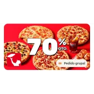 3 medianas Telepizza por 17,10€ en Just Eat