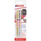 Marcadores Edding 780 - Punta Fina 0.8mm - Dorado y Plata