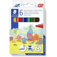 Rotuladores Jumbo STAEDTLER Noris para niños, estuche de 6 colores.
