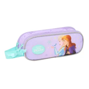 Estuche Portatodo Doble Safta Frozen Spirit 21x6x8 cm