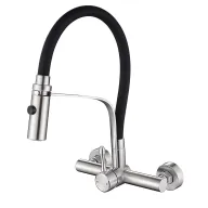 Grifo de cocina rotatorio 360° en acero inoxidable 304