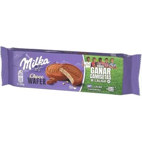 Wafer de chocolate Milka