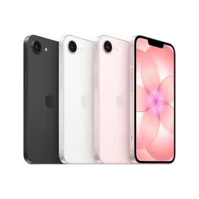 Iphone 17e 256Gb en blanco, negro y rosa