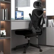 Silla Ergonómica de Oficina con Reposabrazos Ajustables