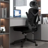 Silla Ergonómica de Oficina con Reposabrazos Ajustables