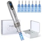 Dr.pen Microneedling Inalámbrico, 7 Pcs Cartuchos, Ajustable
